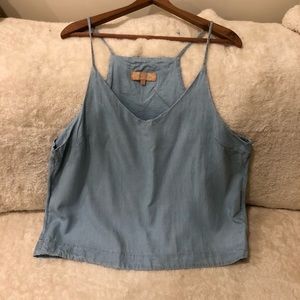 Denim tank top